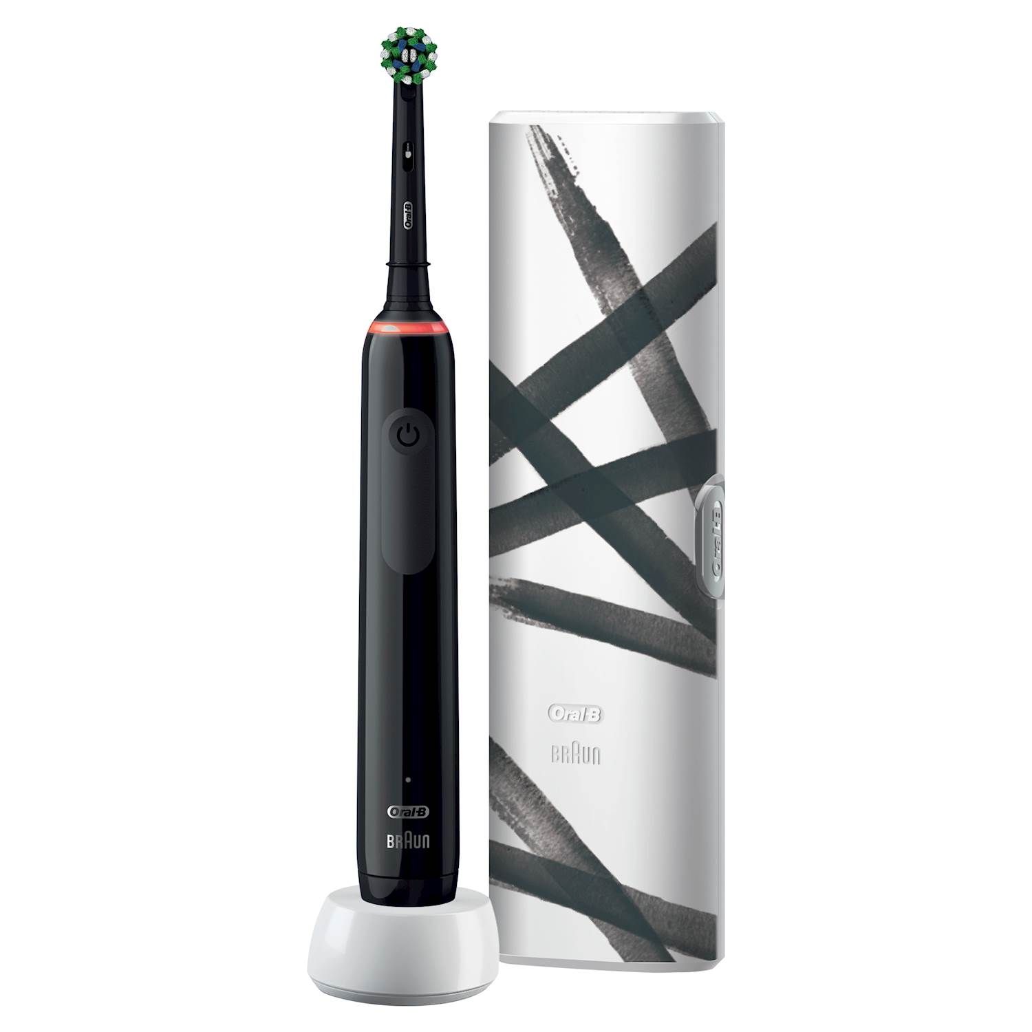 Syge person ornament Pasture Oral-B Elektrisk tandbørste Pro3 3500 Black Gift Pack - Hvidt og Frit  A.m.b.a.